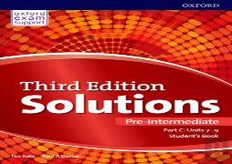 Solutions: Pre-Intermediate: Student'S Book C Units 7-9