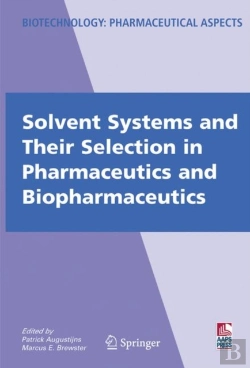 Bertrand.pt - Solvent Systems And Their Selection In Pharmaceutics And Biopharmaceutics