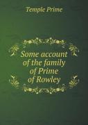 Some Account Of The Family Of Prime Of Rowley