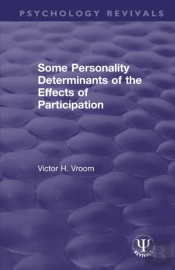 Some Personality Determinants Of The Effects Of Participation