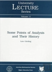 Some Points Of Analysis And Their History
