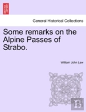 Some Remarks On The Alpine Passes Of Strabo.