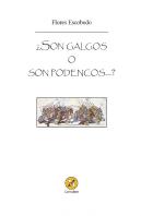 ¿Son Galgos O Son Podencos...?