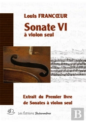 Sonate 6 (Si Mineur) Du Premier Livre (Violon B.Cont)