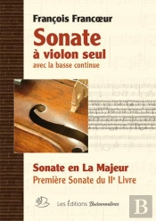 Sonate À Violon Seul Avec La Base Continue