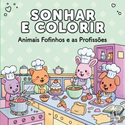 Bertrand.pt - Sonhar e Colorir - Animais Fofinhos e as Profissões