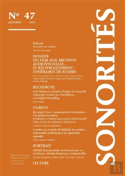 Bertrand.pt - Sonorites N 47 - Bulletin De L'Association Francaise Des Archives Sonores, Orales Et Audiovisuelles,