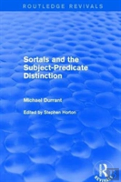 Bertrand.pt - Sortals And The Subject-Predicate Distinction (2001)