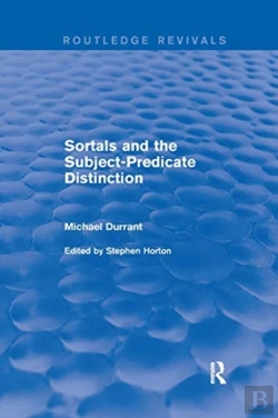Bertrand.pt - Sortals And The Subject-Predicate Distinction (2001)