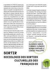 Sortir. Sociologie Des Sorties Culturelles Des Français.Es Ds