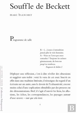 Bertrand.pt - Souffle De Beckett