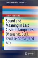 Sound And Meaning In East Cushitic Languages
