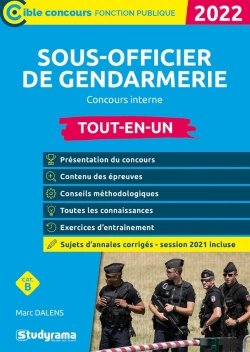 Bertrand.pt - Sous-Officier De Gendarmerie  Concours Interne - Tout-En-Un 2022