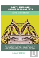 South American Horned Frogs As Pets