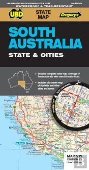South Australia State & Cities Map 519 11th Ed Waterproof
