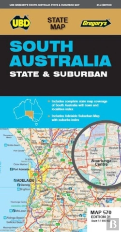 Bertrand.pt - South Australia State & Suburban Map 570 31st Ed