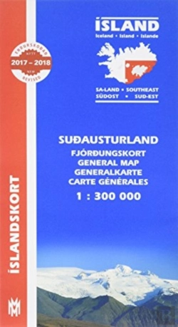 Bertrand.pt - South East Iceland Map 1:300 000