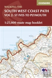 South West Coast Path Map Booklet - Vol 2: St Ives To Plymouth