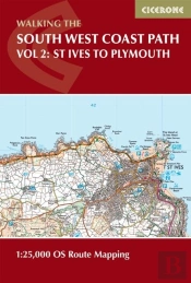 South West Coast Path Map Booklet - Vol 2: St Ives To Plymouth