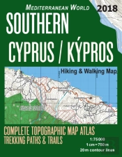 Southern Cyprus / Kypros Hiking & Walking Map 1