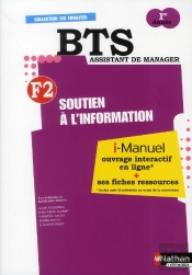 Soutien A L'Information Bts 1 Finalite 2 Licence Numerique Eleve I-Manuel+ Fiches Ressources