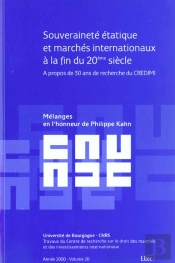 Souverainete Etatique Et Marches Internationaux
