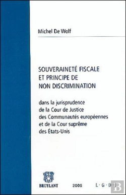 Bertrand.pt - Souverainete Fiscale Et Principe De Non Discrimination