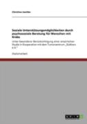 Soziale Unterstatzungsmaã‚Â¶Glichkeiten Durch Psychosoziale Beratung Far Menschen Mit Krebs