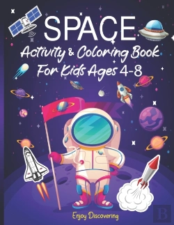 Bertrand.pt - Space Activity & Coloring Book For Kids Ages 4-8