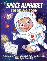Space Alphabet Coloring Book For Kids