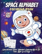 Space Alphabet Coloring Book For Kids