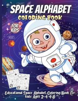 Bertrand.pt - Space Alphabet Coloring Book For Kids