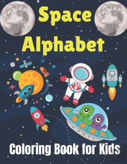 Bertrand.pt - Space Alphabet Coloring Book For Kids
