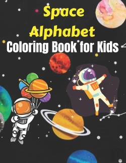 Bertrand.pt - Space Alphabet Coloring Book For Kids