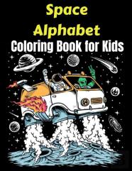 Space Alphabet Coloring Book For Kids