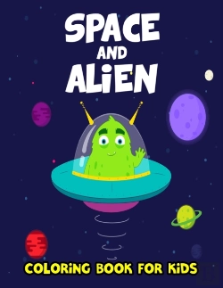 Bertrand.pt - Space And Alien Coloring Book For Kids