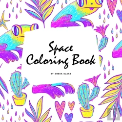 Bertrand.pt - Space Coloring Book For Adults (8.5x8.5 Coloring Book / Activity Book)
