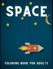 Space Coloring Book For Adults.