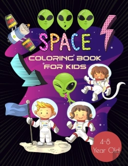 Bertrand.pt - Space Coloring Book For Kids 4-8 Year Old