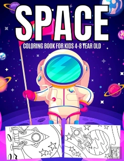 Bertrand.pt - Space Coloring Book For Kids 4-8 Year Old