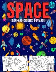 Space Coloring Book For Kids 4-8 Year Old