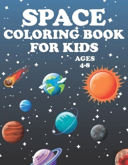 Bertrand.pt - Space Coloring Book For Kids Ages 4-8