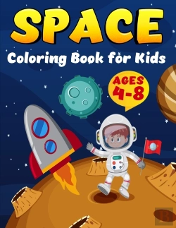 Bertrand.pt - Space Coloring Book For Kids Ages 4-8