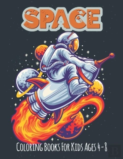 Bertrand.pt - Space Coloring Book For Kids Ages 4-8