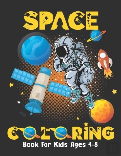 Bertrand.pt - Space Coloring Book For Kids Ages 4-8