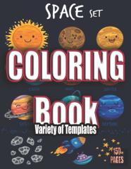 Space Coloring Book Variety Of Templates