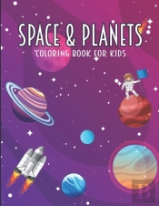 Space & Planets Coloring Book For Kids