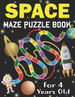 Bertrand.pt - Space Maze Puzzle Book For 4 Years Old