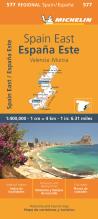 Spain East, Valencia, Murcia - Michelin Regional Map 577
