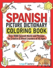 Spanish Picture Dictionary Coloring Book
